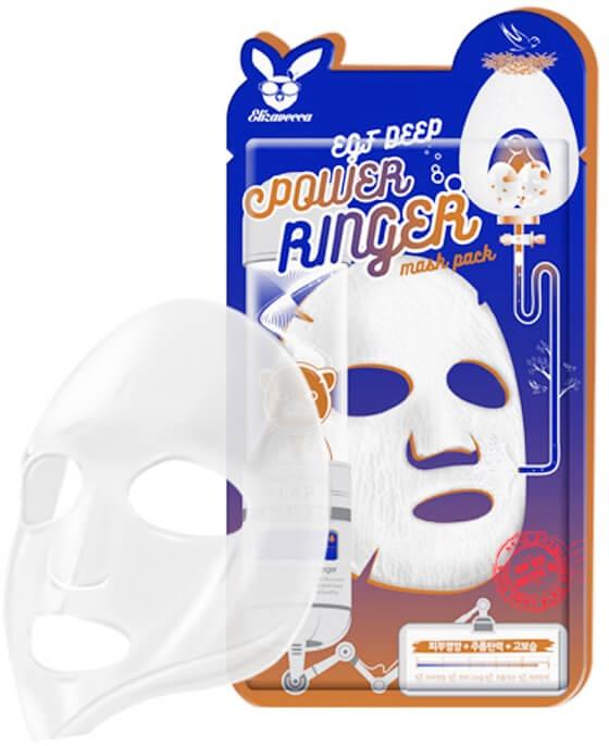 Маска для лица с эпидермальным фактором роста Deep Power Ringer Mask, EGF Elizavecca