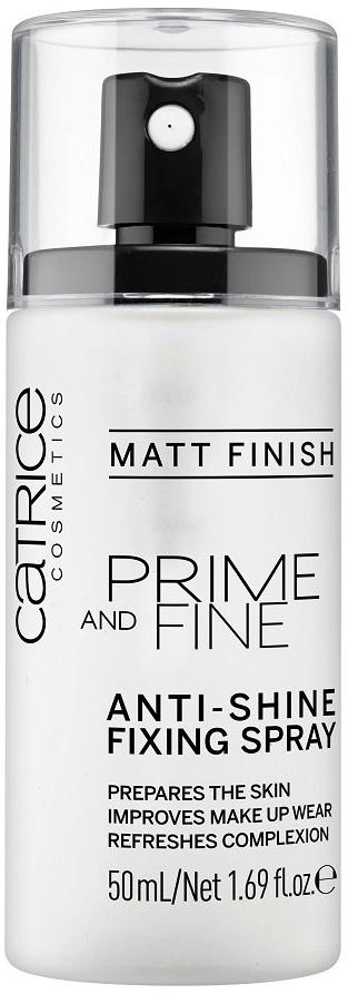 Спрей для фиксации макияжа Prime And Fine Anti-Shine Fixing Spray Catrice