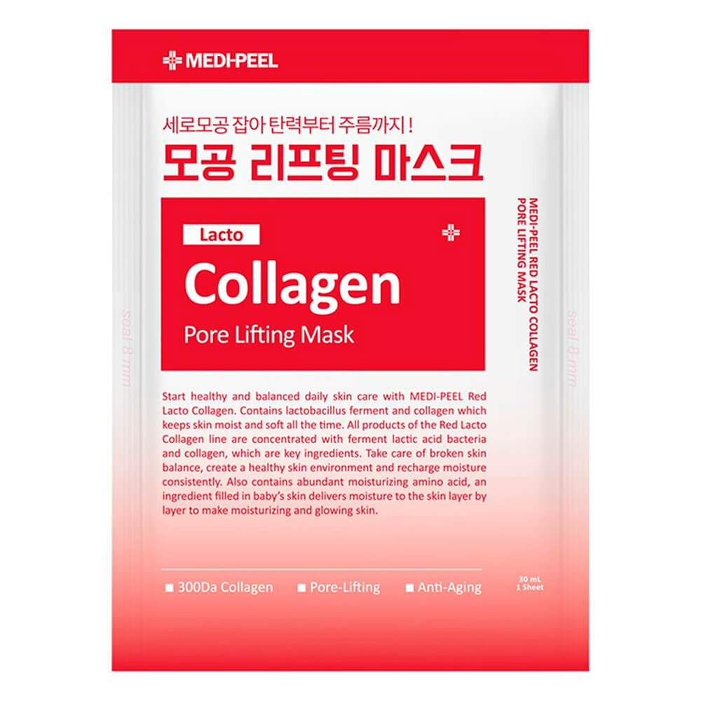 Маска для лица поросуживающая с лифтинг-эффектом Red Lacto Collagen Pore Lifting Mask, 30мл MEDI-PEEL
