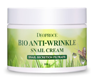 Крем для лица против морщин с экстрактом улитки BIO Anti Wrinkle Snail Cream, 100г Deoproce