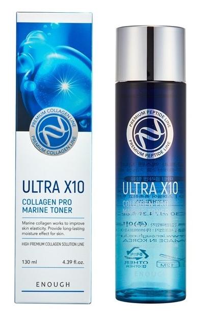 Тонер для лица Premium Ultra X10 Collagen Pro Marine Toner, 130мл Enough