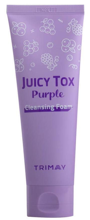 Пенка для умывания Juicy Tox Purple Cleansing Foam, 120мл Trimay