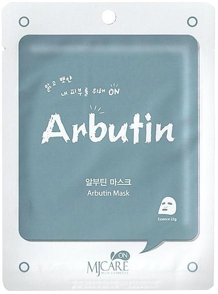 Маска тканевая On Arbutin Mask Pack,с арбутином, 22г Mijin