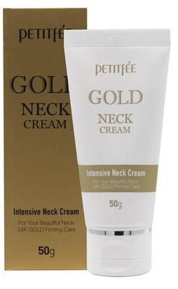 Крем для шеи омолаживающий с золотом Gold Neck Cream, 50мл Petitfee