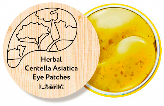 Патчи гидрогелевые Herbal Centella Asiatica Hydrogel Eye Patches, 60шт L.Sanic