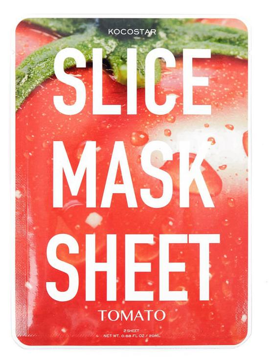 Маски-слайсы тканевые с экстрактом томата Slice Mask Sheet Tomato Kocostar