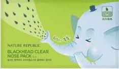 Патч для сужения и очищения пор носа Blackhead Clear Nose Pack, 1шт Nature Republic