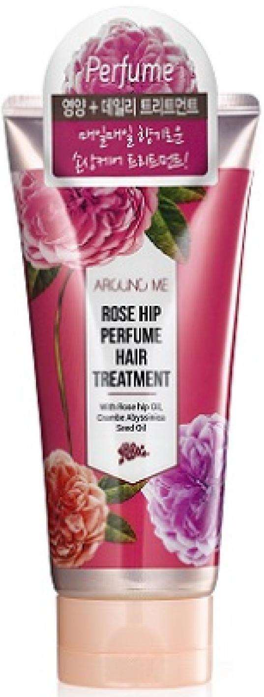 Маска для поврежденных волос Around me Rose Hip Perfume Hair Treaetment, 200мл Welcos