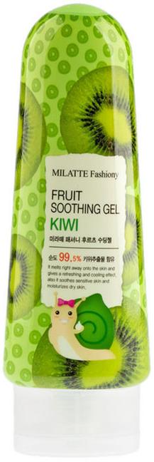 Гель для лица и тела многофункциональный Fashiony Fruit Soothing Gel, Kiwi Milatte