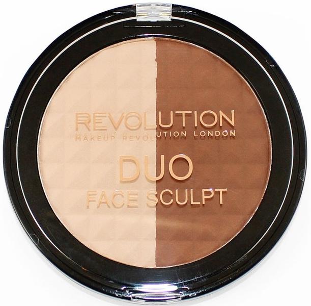 Палетка для скульптурирования Duo Face Sculpt, 15г Makeup Revolution