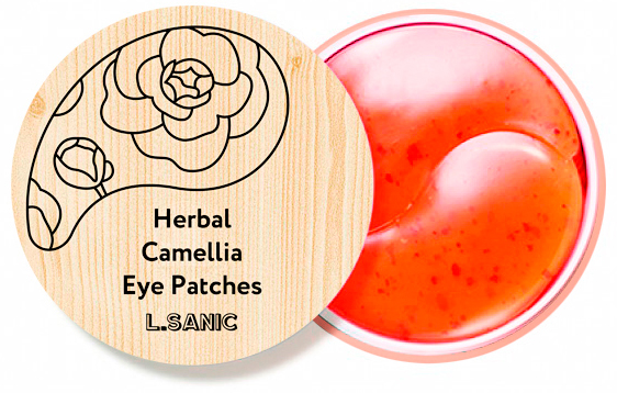 Патчи гидрогелевые Herbal Camellia Hydrogel Eye Patches, 60шт		 L.Sanic