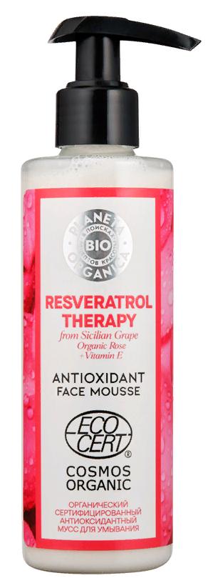Мусс для умывания антиоксидантный Bio Resveratrol Therapy, 200мл Planeta Organica