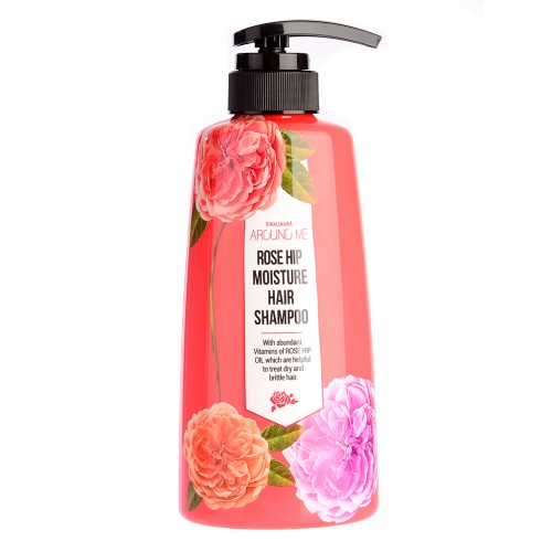 Шампунь для волос Around me Rose Hip Hair Shampoo, 500мл Welcos
