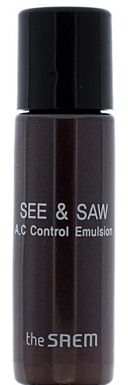 Тонер контроль чистоты и жирности кожи See & Saw AC Control Toner, пробник, 5мл The Saem