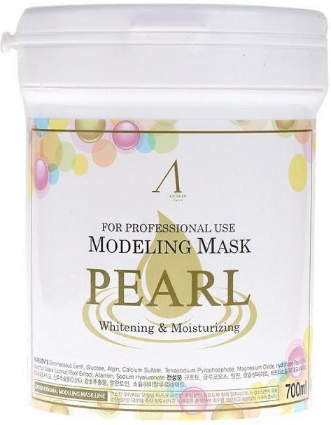 Маска альгинатная с экстрактом жемчуга увлажняющая, осветляющая Pearl Modeling Mask, банка, 700 мл Anskin