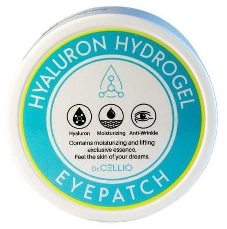 Патчи гидрогелевые для глаз Hyaluron Hydrogel Eye Patch Dr.Cellio