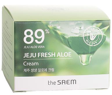 Крем для лица с алоэ Jeju Fresh Aloe Cream, 50мл The Saem