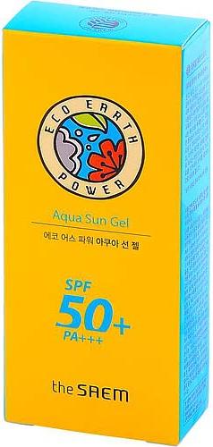 Крем-гель солнцезащитный SPF50 Eco Earth Power Aqua Sun Gel SPF50+ PA+++ N The Saem