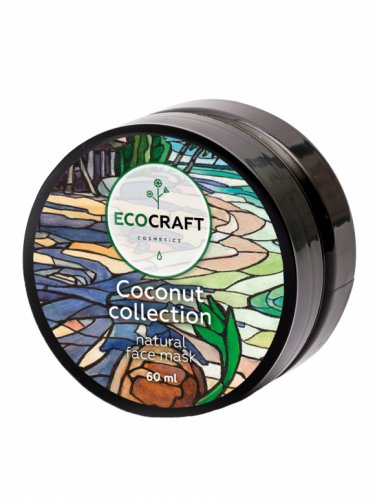 Маска для лица "Кокосовая коллекция", 60г Ecocraft