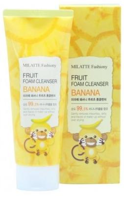 Пенка для умывания банановая Fashiony Fruit Foam Cleanser, Banana Milatte