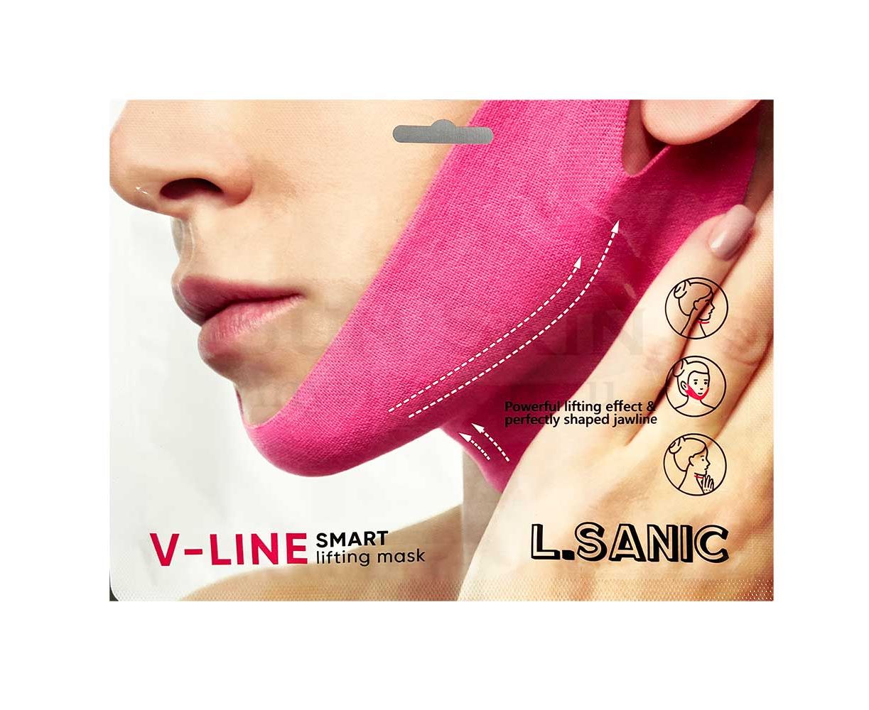 Маска-бандаж для коррекции овала лица V-Line Smart Lifting Mask, 19,7г L.Sanic