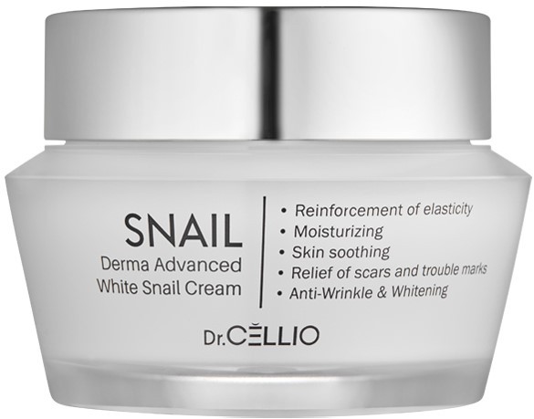 Крем для лица Derma White Snail Cream, 50мл Dr.Cellio