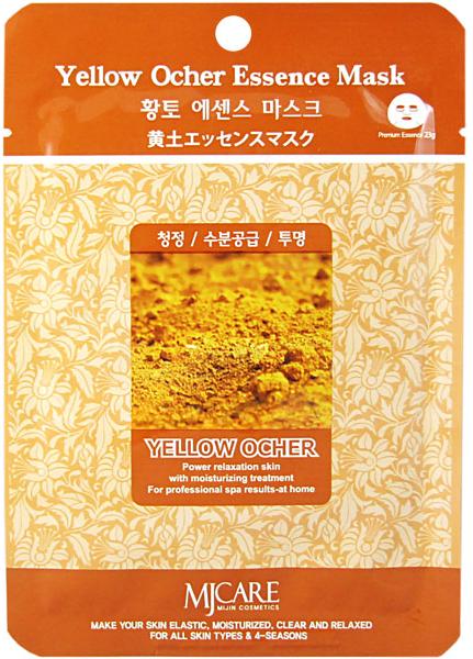 Маска тканевая Essence Mask Yellow Ocher, желтая орха Mijin