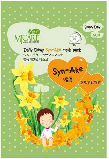 Маска тканевая MJ Care Daily Dewy Syn-Ake Mask Pack, со змеиным ядом Mijin