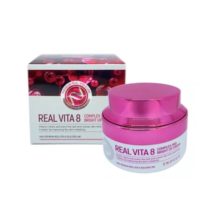 Крем для лица питательный Real Vita 8 Complex Pro Bright up Cream, 50мл Enough