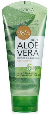Гель для лица и тела успокаивающий Aloe vera Moisture Real Soothing Gel, 150мл Welcos