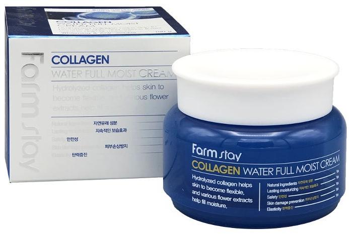 Крем для лица увлажняющий с коллагеном Collagen Water Full Moist Cream, 100мл FarmStay
