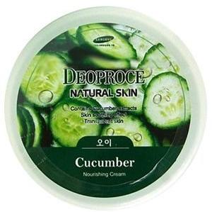 Крем для лица и тела на основе экстракта огурца Natural Skin Cucumber Nourishing Cream, 100г Deoproce