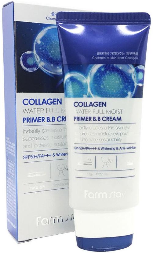ББ-крем увлажняющий с коллагеном Collagen Water Full Moist Primer BB Cream, 50мл  FarmStay