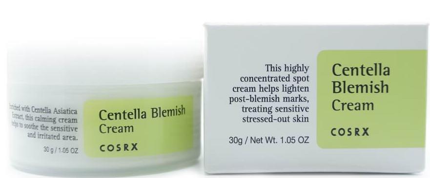 Крем для лица с экстрактом центеллы Centella Blemish Cream, 30мл CosRx