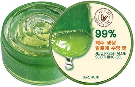 Гель с алоэ универсальный увлажняющий 99% Jeju Fresh Aloe Soothing Gel, 300мл The Saem