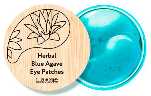 Патчи гидрогелевые Herbal Blue Agave Hydrogel Eye Patches, 60шт		 L.Sanic