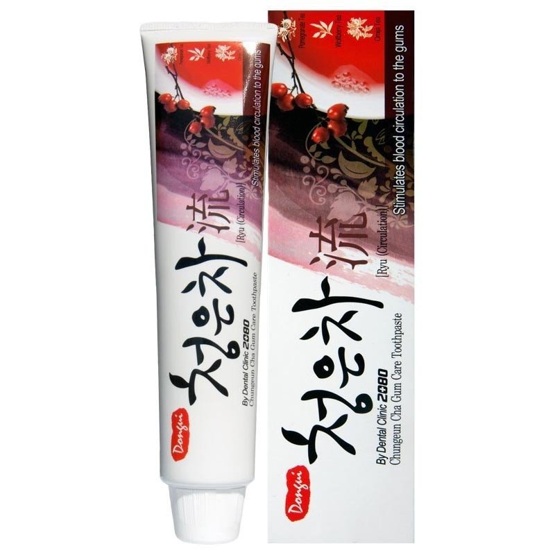 Зубная паста красный восточный чай 2080 Cheong-En-Cha Ryu, 125г Aekyung