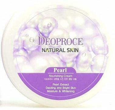 Крем для лица и тела питательный с экстрактом жемчуга Natural Skin Pearl Nourishing Cream Deoproce