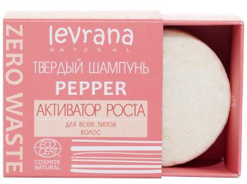 Твёрдый шампунь "Pepper", 50г Levrana