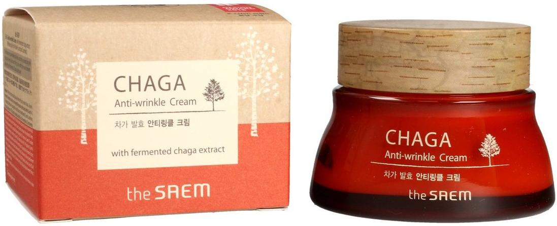 Крем для лица антивозрастной Chaga Anti-Wrinkle Cream, 60мл The Saem