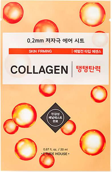 Маска для лица тканевая с колагеном 0.2 Therapy Air Mask Collagen Skin Firming Etude House