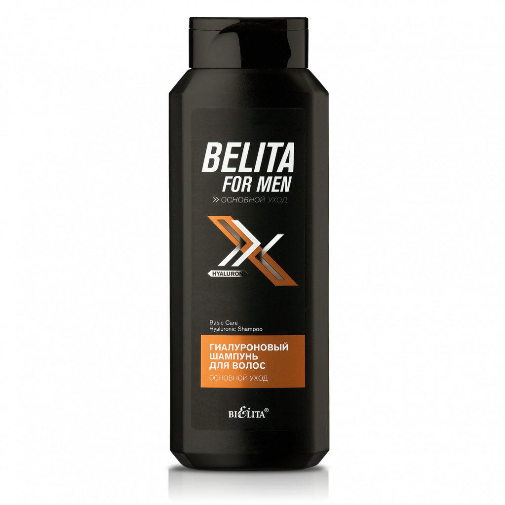 Шампунь для волос гиалуроновый «Основной уход» For Men, 400мл Belita