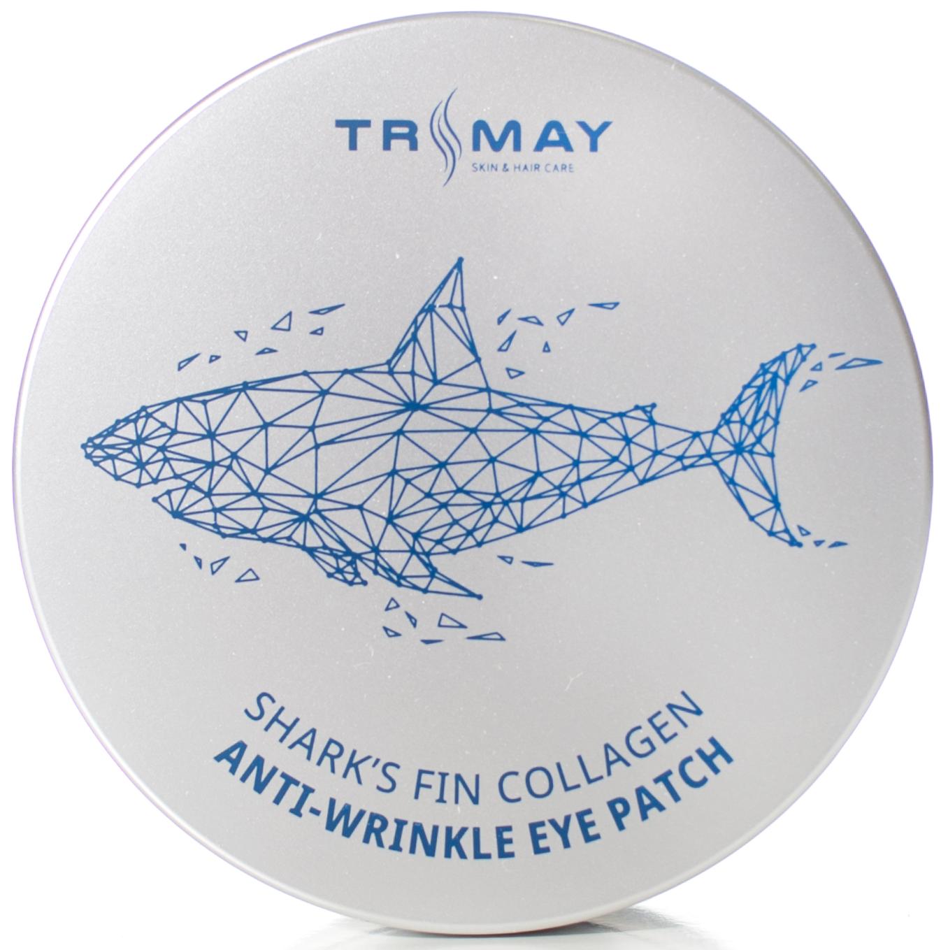 Патчи гидрогелевые Shark’s Fin Collagen Anti-wrinkle Eye Patch, 90шт Trimay