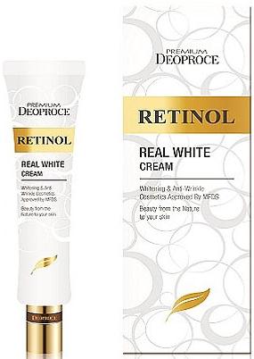 Крем с ретинолом для век и носогубных складок Premium Retinol Real White Cream Deoproce