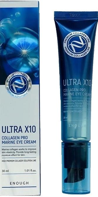 Крем для век Premium Ultra X10 Collagen Pro Marine Eye Cream, 30мл Enough