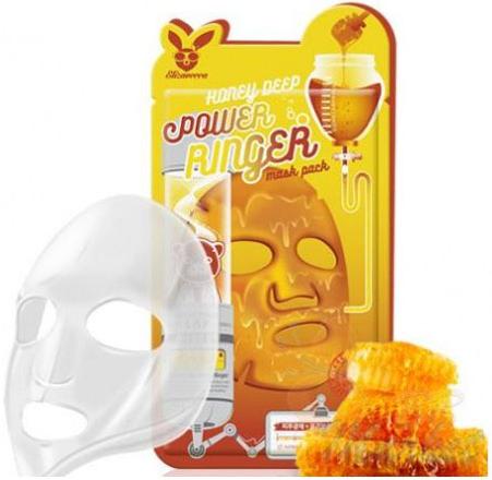 Маска для лица с медом Deep Power Ringer Mask Pack, Honey  Elizavecca