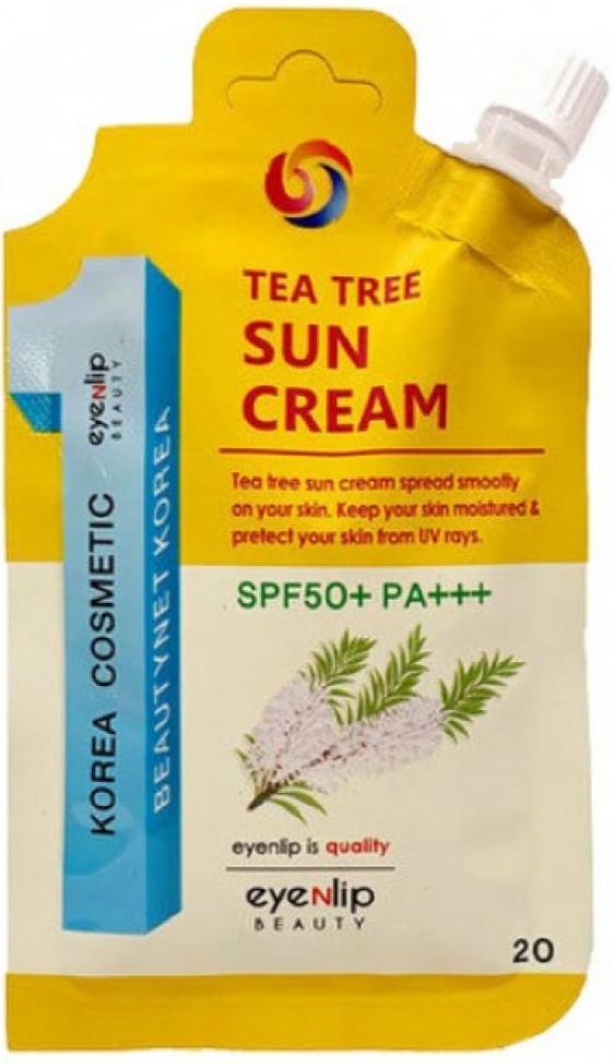 Крем для лица солнцезащитный Tea Tree Sun Cream SPF50 + / PA +++, 20г Eyenlip