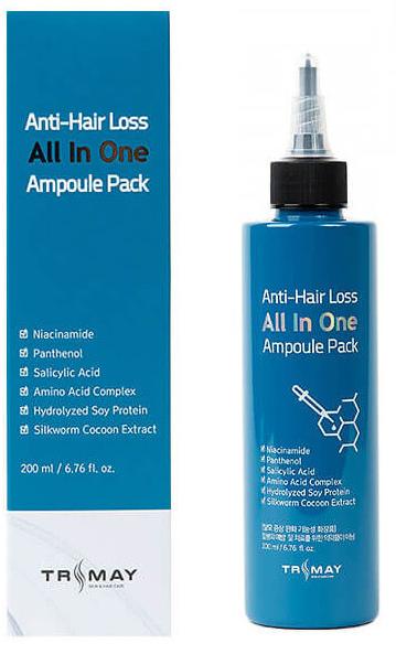 Ампула-филлер для волос Anti-Hair Loss All in One Ampoule Pack, 200мл Trimay