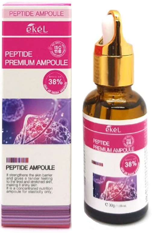 Сыворотка для лица ампульная с пептидами Premium Ampoule Peptide, 30мл Ekel