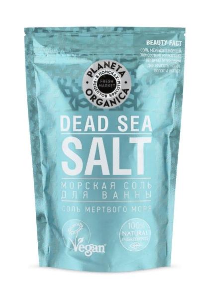Соль для ванны морская Dead Sea Salt, 400мл Planeta Organica